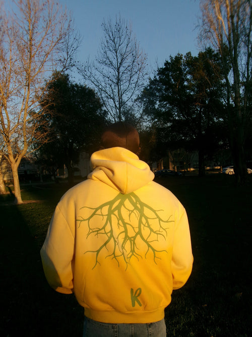Yellow Sun Faded Hoodie