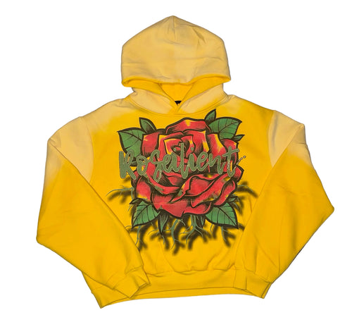 Yellow Sun Faded Hoodie