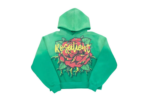 Green Sun Faded Hoodie