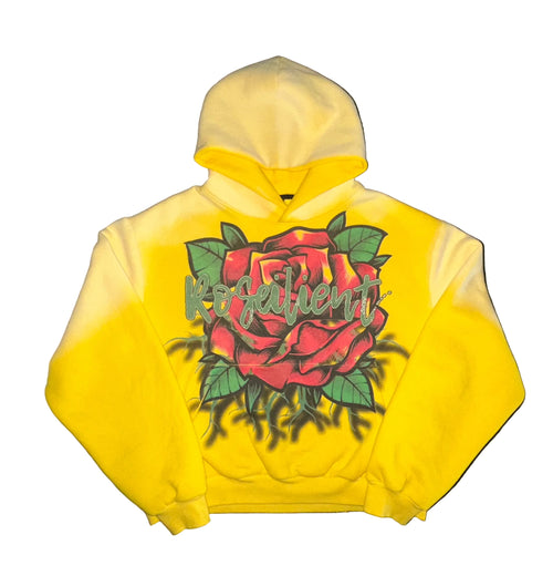 Yellow Sun Faded Hoodie