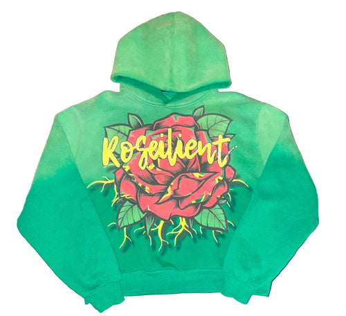 Green Sun Faded Hoodie